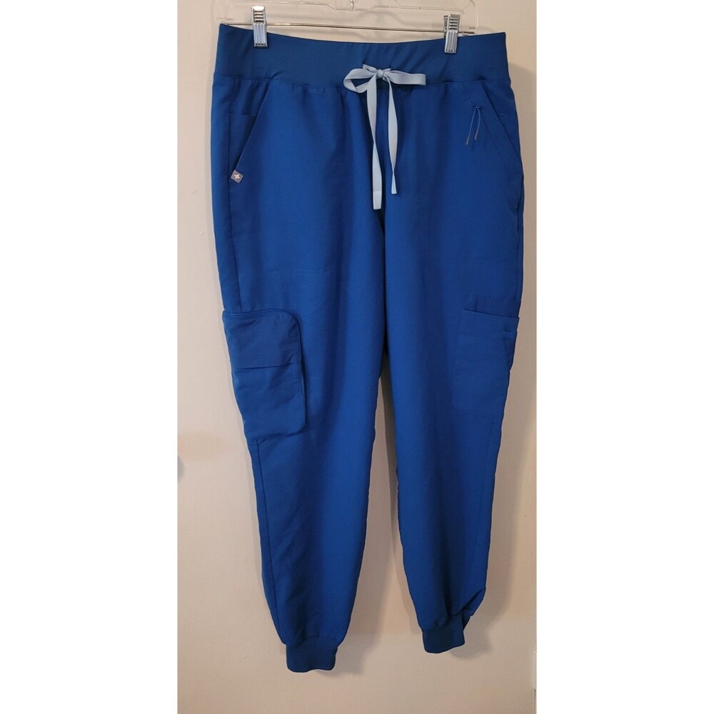NWOT Figs Women’s Royal Blue Jogger Scrubs Pants  Large